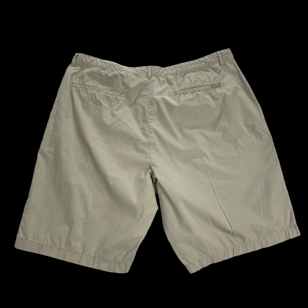 Calvin Klein Men's Beige Flat Front Dress Casual Shorts SZ/ 38 - Picture 2 of 12
